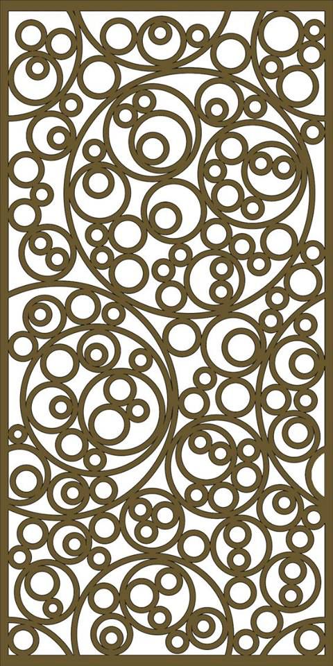 طرح الگوهای لیزری چرخشی مشبک - laser cut swirl grille patterns - برای دستگاه CNC چوب و لیزر (سی ان سی)