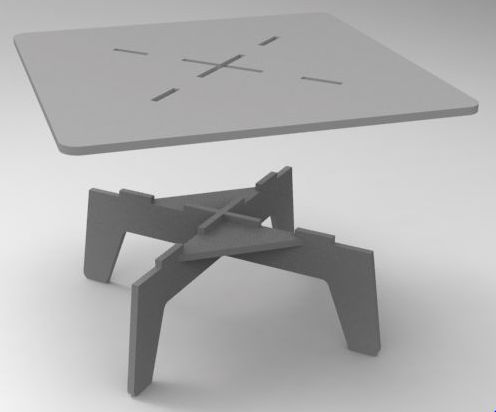 طرح laser-cut-table-750x750x350