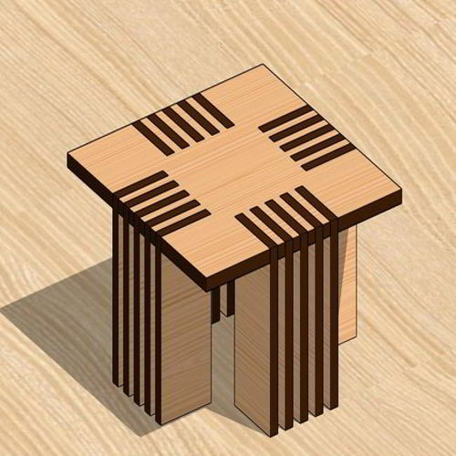 طرح میز برش لیزری خانه عروسکی مبلمان مینیاتوری اسباب بازی - laser cut table wooden dollhouse miniature furniture toy - برای دستگاه CNC چوب و لیزر (سی ان سی)