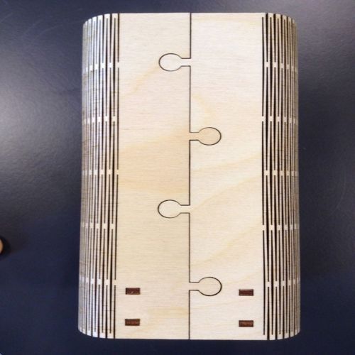 طرح برش لیزری بلند مداد لیوانی جاقلمی - laser cut tall pencil cup pen holder ve - برای دستگاه CNC چوب و لیزر (سی ان سی)