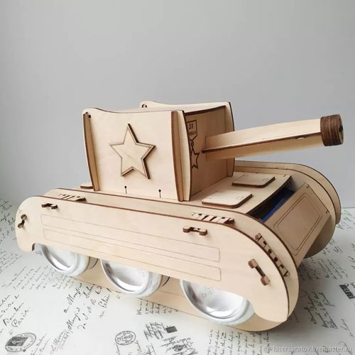طرح برش لیزری مخزن نوشیدنی کدی - laser cut tank beer caddy ve - برای دستگاه CNC چوب و لیزر (سی ان سی)