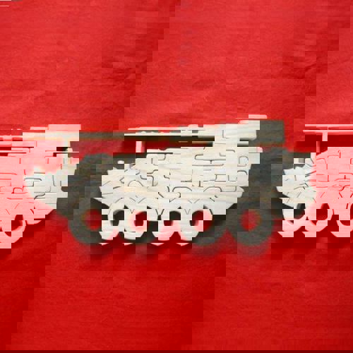 طرح برش لیزری تانک اره منبت کاری اره مویی پازل - laser cut tank jigsaw puzzle ve - برای دستگاه CNC چوب و لیزر (سی ان سی)