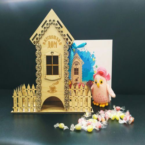 طرح برش لیزری چای کیسه‌ای، جعبه پخش چای، چایخانه، میلی‌متر، قاب - laser cut tea bag dispenser box tea house 3mm ve - برای دستگاه CNC چوب و لیزر (سی ان سی)