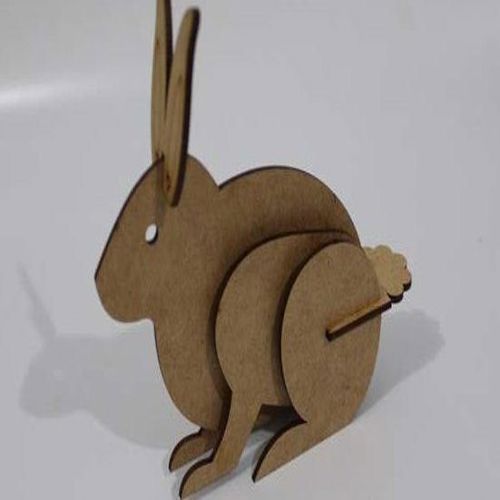 طرح قالب برش لیزری خرگوش خرگوش - laser cut template bunny rabbit - برای دستگاه CNC چوب و لیزر (سی ان سی)