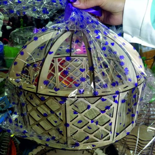 طرح چادر برش لیزری جعبه مطلوب - laser cut tent favor box ve - برای دستگاه CNC چوب و لیزر (سی ان سی)