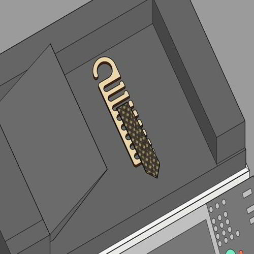 طرح گیره کراوات برش لیزری آویز کراوات نیاز به برش - laser cut tie holder tie hanger - برای دستگاه CNC چوب و لیزر (سی ان سی)