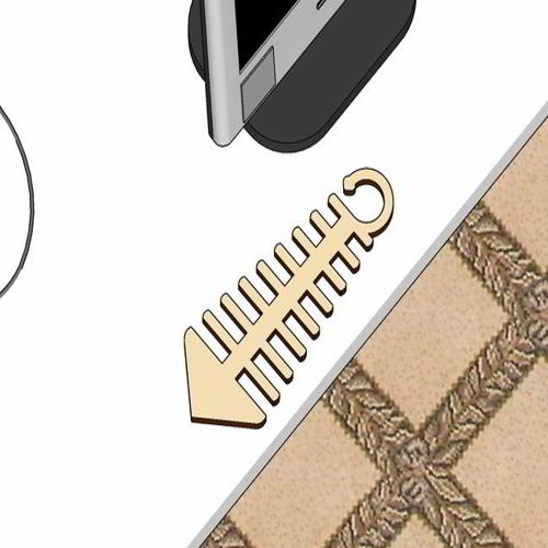 طرح برش کراوات لیزری کراوات - laser cut tie organizer - برای دستگاه CNC چوب و لیزر (سی ان سی)