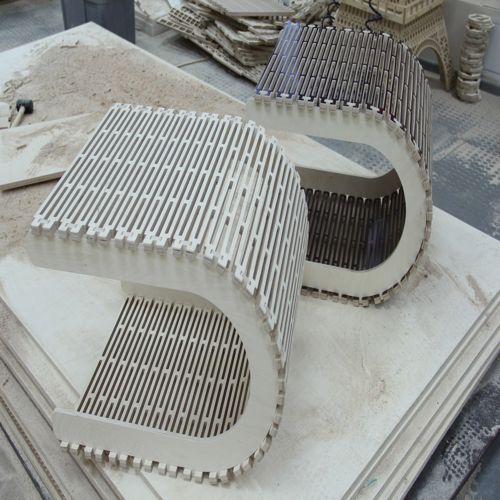 طرح صندلی برش لیزر cnc آماده برش - laser cutting cnc chair ready to cut - برای دستگاه CNC چوب و لیزر (سی ان سی)