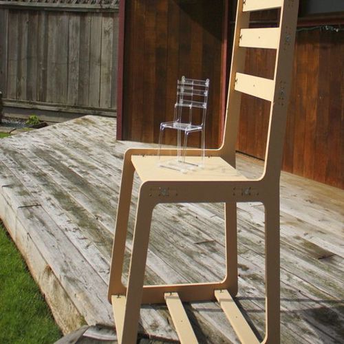 طرح برش لیزری cnc مبلمان صندلی چوبی - laser cutting cnc furniture wooden chair - برای دستگاه CNC چوب و لیزر (سی ان سی)