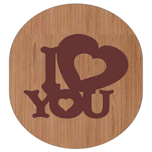 طرح برش لیزری روز ولنتاین دوستت دارم قلب حکاکی برچسب چوبی - laser cut valentines day i love you heart engraved wooden tag ve - برای دستگاه CNC چوب و لیزر (سی ان سی)