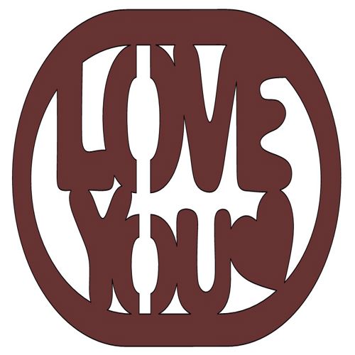 طرح برش لیزری روز ولنتاین شخصی‌سازی‌شده دوستت دارم برچسب هدیه چوبی - laser cut valentines day personalised love you wooden gift tag ve - برای دستگاه CNC چوب و لیزر (سی ان سی)