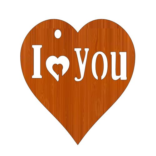 طرح برش لیزری ولنتاین روز چوبی جاکلیدی عشق قلب کارت هدیه - laser cut valentines day wooden keychain love heart gift tag ve - برای دستگاه CNC چوب و لیزر (سی ان سی)
