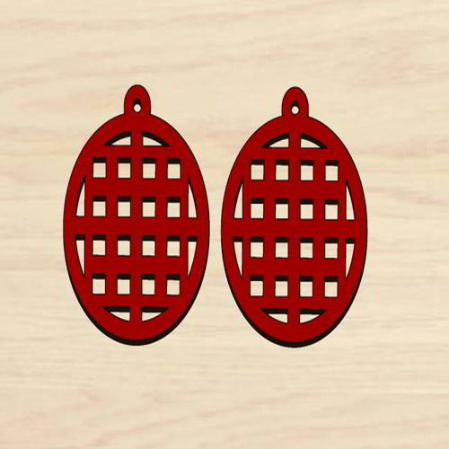 طرح گوشواره‌های هدیه ولنتاین برش لیزری - laser cut valentines gift earrings - برای دستگاه CNC چوب و لیزر (سی ان سی)