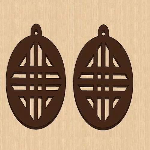 طرح گوشواره‌های هدیه ولنتاین برش لیزری جواهرات - laser cut valentines gift earrings jewelry - برای دستگاه CNC چوب و لیزر (سی ان سی)