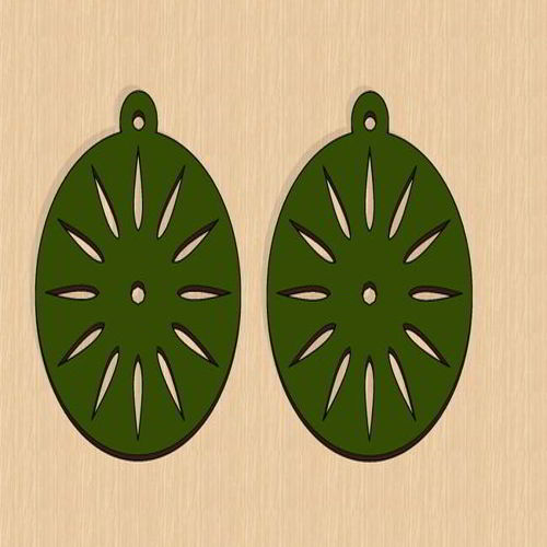 طرح گوشواره طرح ولنتاین برش لیزری نگین - laser cut valentines pattern earrings jewelry ve - برای دستگاه CNC چوب و لیزر (سی ان سی)