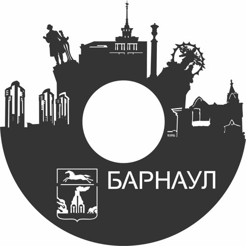 طرح برش لیزری صفحه وینیل گافاین ساعت - laser cut vinyl record gaphayn clock ve - برای دستگاه CNC چوب و لیزر (سی ان سی)