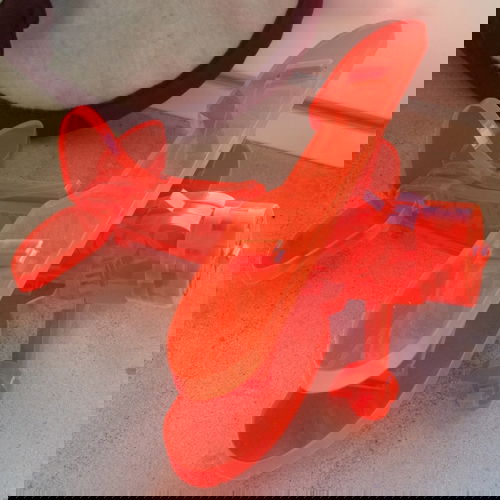 طرح پازل سه بعدی واکو آپ اف دوباله برش لیزری اکریلیک - laser cut waco upf 7 biplane 3d puzzle acrylic ve - برای دستگاه CNC چوب و لیزر (سی ان سی)