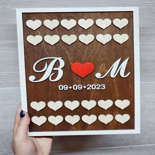 طرح قاب قلب عروسی برش لیزری قاب - laser cut wedding heart frame ve - برای دستگاه CNC چوب و لیزر (سی ان سی)