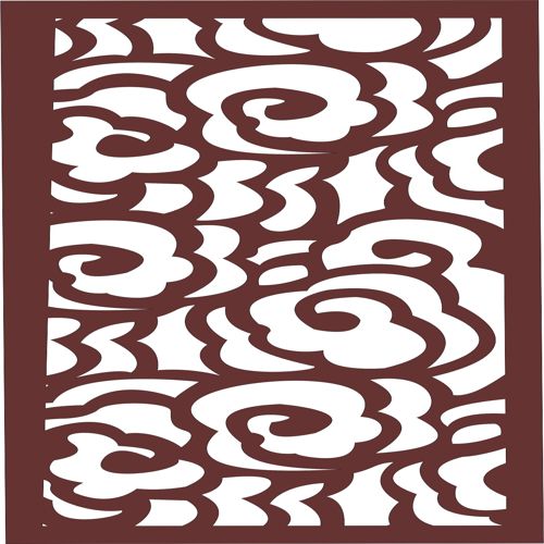 طرح پنجره برش لیزری جلی دایره پنل - laser cut window jali circular panel - برای دستگاه CNC چوب و لیزر (سی ان سی)