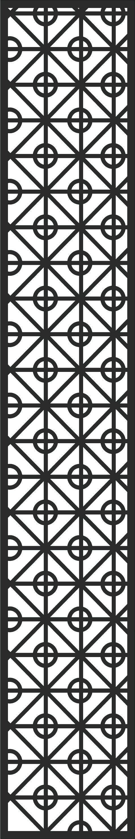 طرح پنجره برش لیزری شبکه‌ای گلدار الگوی یکپارچه - laser cut window lattice floral seamless pattern - برای دستگاه CNC چوب و لیزر (سی ان سی)