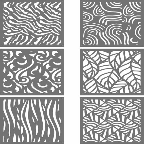 طرح الگوهای درز جالی برش لیزری پنجره درز - laser cut window seamless jali patterns set - برای دستگاه CNC چوب و لیزر (سی ان سی)