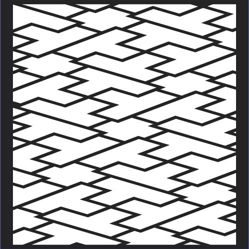 طرح درز شبکه برش لیزری پنجره - laser cut window seamless lattice design - برای دستگاه CNC چوب و لیزر (سی ان سی)