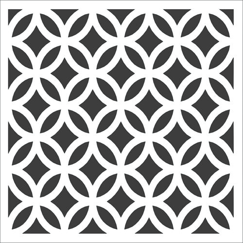 طرح پنجره برش لیزری درز شبکه پانل پارچه - laser cut window seamless lattice panel - برای دستگاه CNC چوب و لیزر (سی ان سی)
