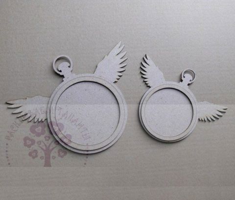 طرح ساعت دیواری بالدار برش لیزری قاب - laser cut wings wall clock ve - برای دستگاه CNC چوب و لیزر (سی ان سی)