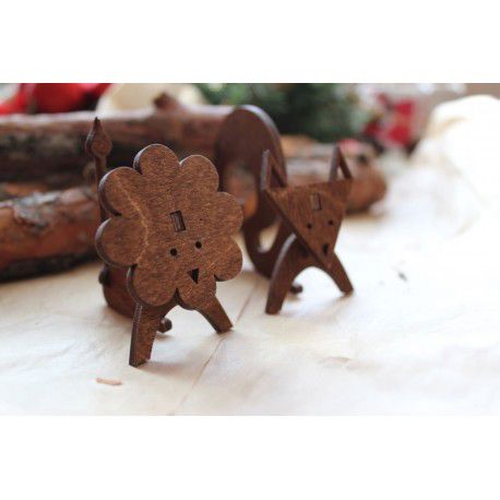 طرح قالب تزئینات حیوانات چوبی برش لیزری - laser cut wooden animal decoration template ve - برای دستگاه CNC چوب و لیزر (سی ان سی)