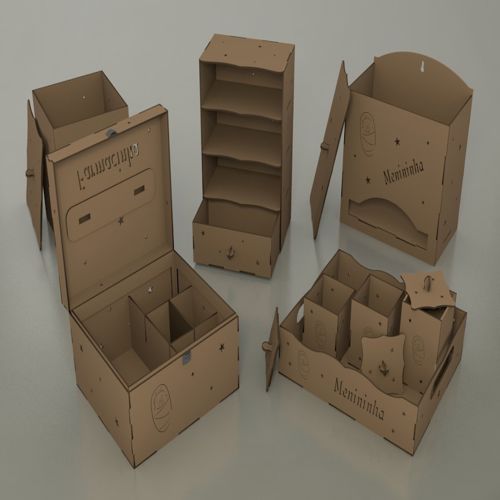 طرح تابوت چوبی برش لیزری مجموعه - laser cut wooden casket set ve - برای دستگاه CNC چوب و لیزر (سی ان سی)