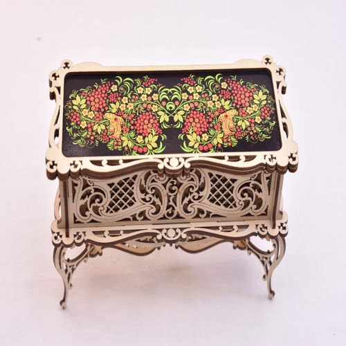 طرح قالب تابلو تابوت چوبی برش لیزری - laser cut wooden casket template ve - برای دستگاه CNC چوب و لیزر (سی ان سی)