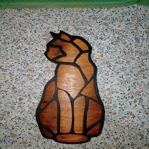 طرح مهره سازمان‌دهنده نگهداری نگهداری چوبی برش لیزری طرح گربه - laser cut wooden cat shaped bead organizer storage ve - برای دستگاه CNC چوب و لیزر (سی ان سی)