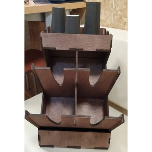 طرح جعبه قهوه چوبی برش لیزری وکتور - laser cut wooden coffee box vector ve - برای دستگاه CNC چوب و لیزر (سی ان سی)