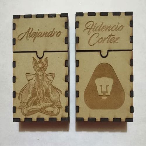 طرح جعبه سیگار چوبی برش لیزری حکاکی سفارشی قاب - laser cut wooden engravign custom cigarette case - برای دستگاه CNC چوب و لیزر (سی ان سی)