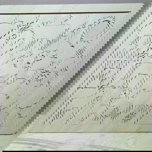 طرح پازل چوبی برش خورده با لیزر برای بچه‌ها - laser cut wooden farm animals puzzle for kids ve - برای دستگاه CNC چوب و لیزر (سی ان سی)