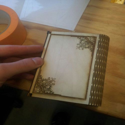 طرح جعبه فلکس چوبی برش لیزری حکاکی - laser cut wooden flex box with engraving - برای دستگاه CNC چوب و لیزر (سی ان سی)