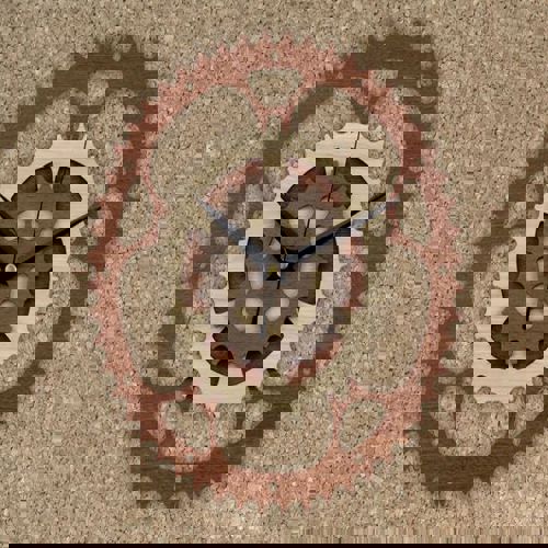 طرح ساعت چرخ دنده چوبی برش لیزری cnc - laser cut wooden gear clock cnc ve - برای دستگاه CNC چوب و لیزر (سی ان سی)