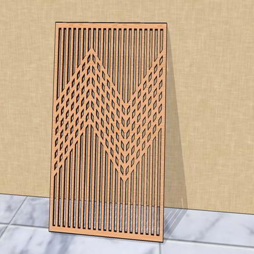 طرح برش لیزری چوبی گریل - laser cut wooden grill design - برای دستگاه CNC چوب و لیزر (سی ان سی)