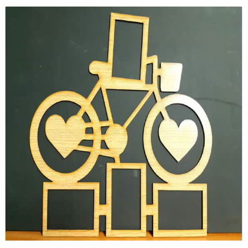 طرح قاب عکس چوبی برش لیزری قاب عکس چوبی خانوادگی قاب - laser cut wooden photo frame wooden family frame ve - برای دستگاه CNC چوب و لیزر (سی ان سی)