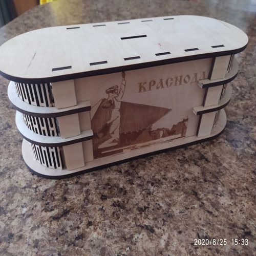 طرح قالب قلک چوبی برش لیزری - laser cut wooden piggy bank template ve - برای دستگاه CNC چوب و لیزر (سی ان سی)