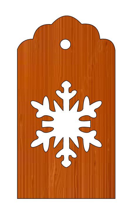 طرح آویز دانه‌های برش شده چوبی با لیزر - laser cut wooden snowflackes locket ve - برای دستگاه CNC چوب و لیزر (سی ان سی)