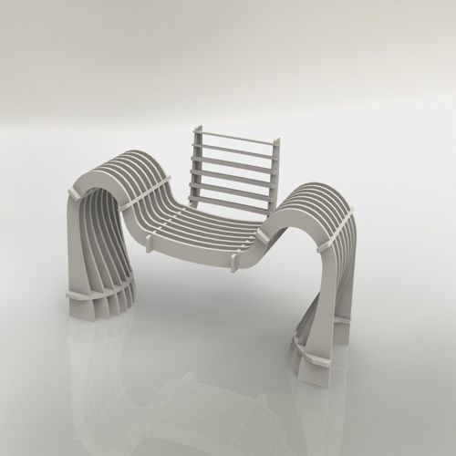 طرح مبل چوبی برش لیزری صندلی - laser cut wooden sofa chair - برای دستگاه CNC چوب و لیزر (سی ان سی)