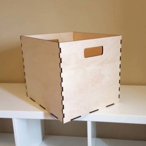 طرح جعبه نگهداری چوبی برش لیزری ابزار چوبی جعبه سازماندهنده - laser cut wooden storage box wooden tools organizer box - برای دستگاه CNC چوب و لیزر (سی ان سی)