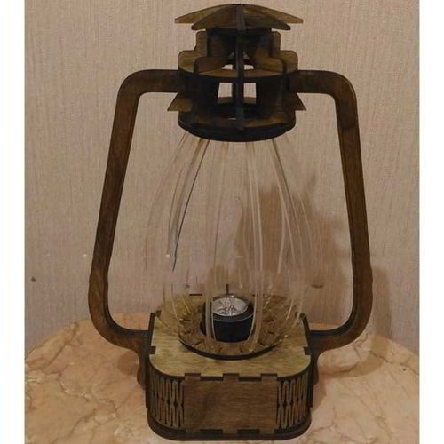 طرح چراغ چوبی برش لیزری فانوس چراغ شب چراغ اتاق چراغ - laser cut wood lamp lantern night light room lamp - برای دستگاه CNC چوب و لیزر (سی ان سی)