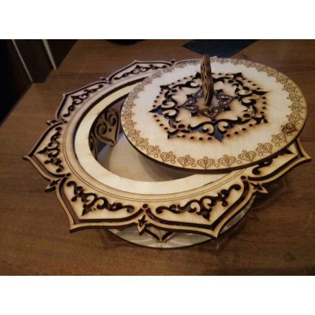 طرح جعبه نگهداری چوبی برش خورده با لیزر برای آبنبات - laser cut wood storage box for candy - برای دستگاه CNC چوب و لیزر (سی ان سی)