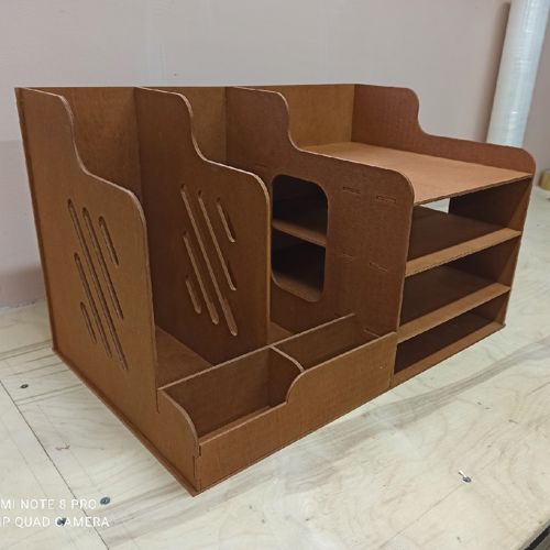 طرح laser-cut-workspace-organizer-desktop-file-organizer-paper-file-holder-ve