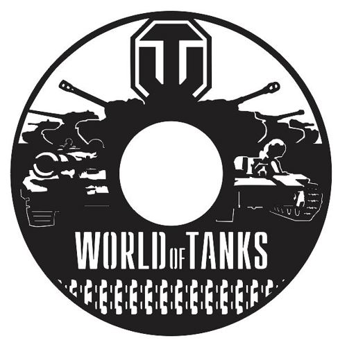 طرح قالب‌های ساعت دیواری وینیل دنیای تانک‌ها با برش لیزری - laser cut world of tanks vinyl wall clock templates ve - برای دستگاه CNC چوب و لیزر (سی ان سی)