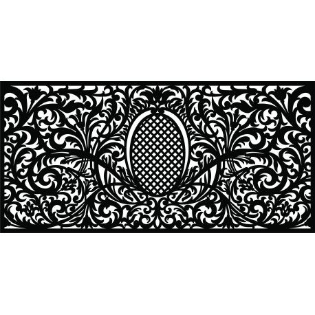 طرح لیزر روتر پلاسما فیبر گریل طراحی g60 - laser plasma router fiber grill design g60 - برای دستگاه CNC چوب و لیزر (سی ان سی)