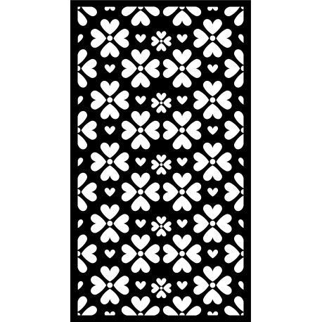 طرح روتر لیزر پلاسما گلدار گریل طراحی g 6 - laser plasma router floral grill design g56 - برای دستگاه CNC چوب و لیزر (سی ان سی)
