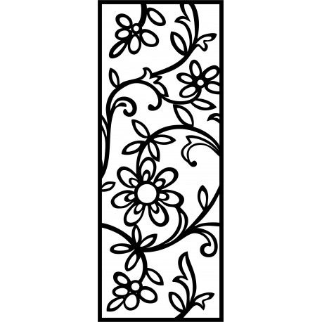 طرح روتر لیزر پلاسما گریل فرفورژه طراحی f - laser plasma router grille wrought iron design f55 - برای دستگاه CNC چوب و لیزر (سی ان سی)